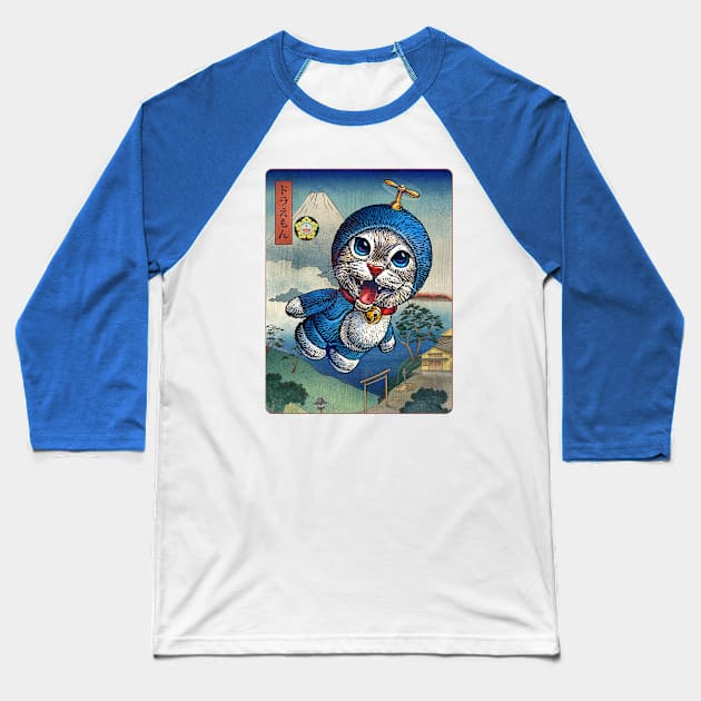 Time Traveller Baseball T-Shirt by ChetArt